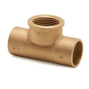 Yorkshire 22mmx3/4" Tee CU/FI YP30