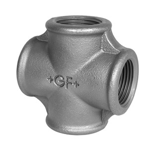 1/2" Equal Cross Black 180-B