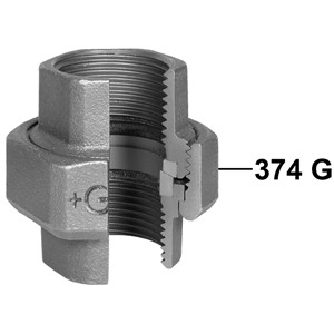 2" Union BR/BR Black 342a-B