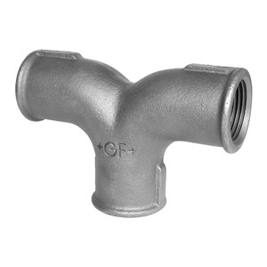 1.1/4" Twin Elbow Black 132-B