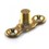 10mm Backplate MALE SHORT Brass