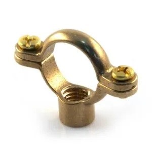 10mm Socketed Munsen Ring Tapped Brass