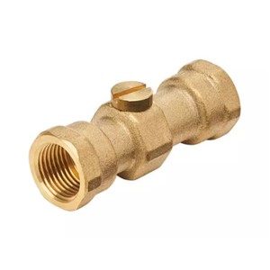 1.1/4" Brass Double Check Valve WRAS