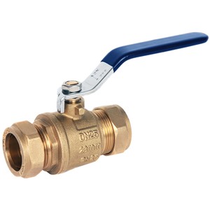 TGL 42mm Ball Valve Compression PN25 DZR / Brass 59RL WRAS