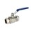 TGL 42mm Ball Valve Compression PN25 Gas / Brass 89YL