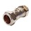 TGL 15mm Isolating Valve Compression Nickel Plated 18 WRAS